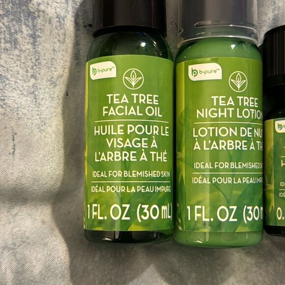 Tea tree facial oil , night lotion and blemished skin bundle - Picture 2 of 4